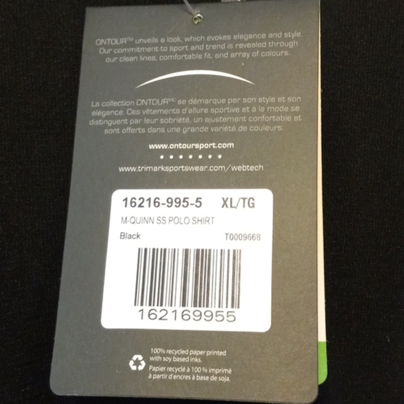 OnTour WEBTech 100 golf polo - Picture 3 of 11